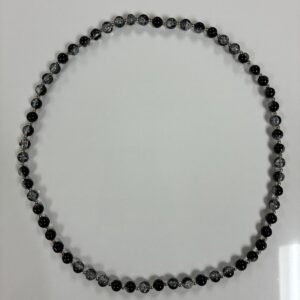 Assorted‑Color Beaded Necklace – Polished Round Beads